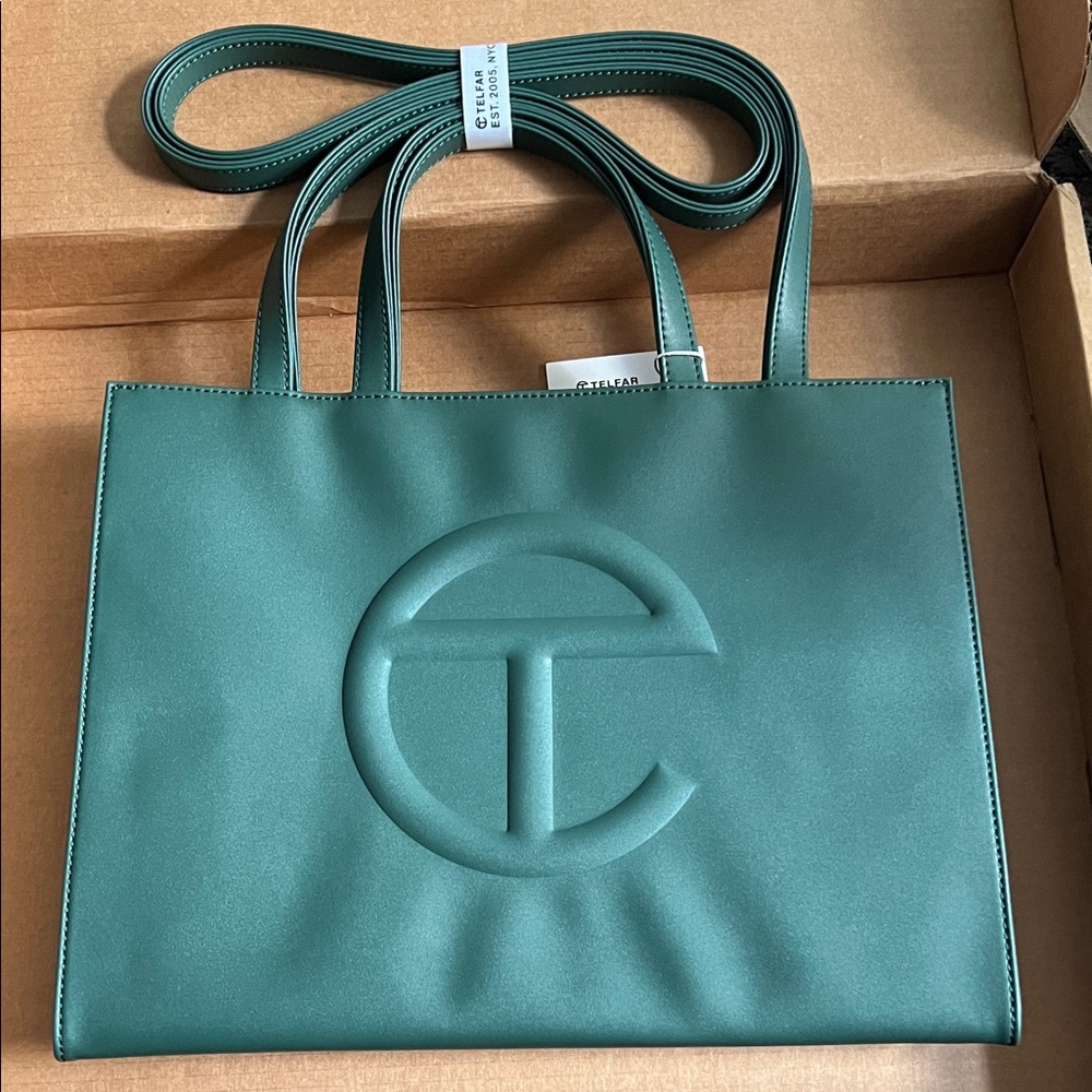Telfar Dark Olive Shopping Bag